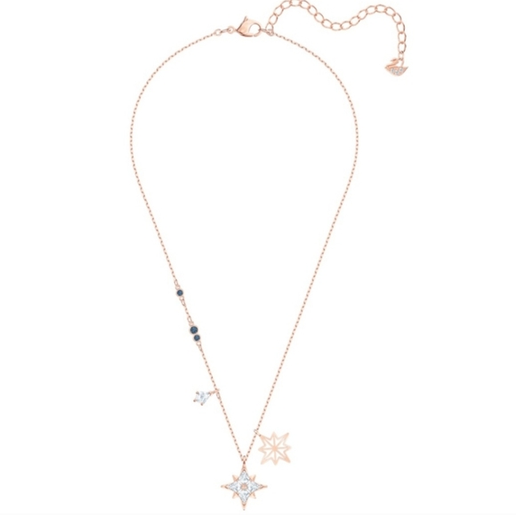 AUTHENTIC Swarovski Crystal STAR Collection 3 piece set Rose Gold - Picture 2 of 10